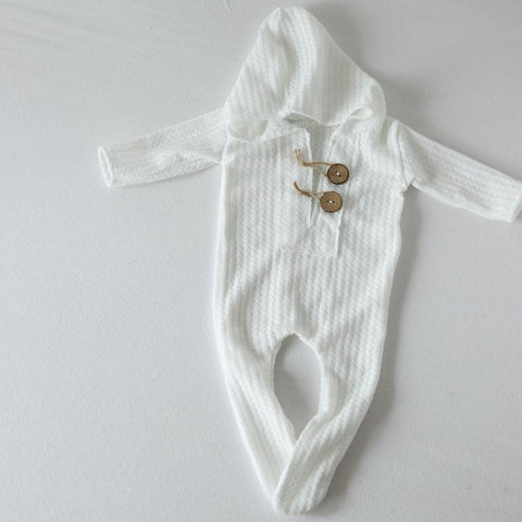 Newborn Photography Hooded Rompers
