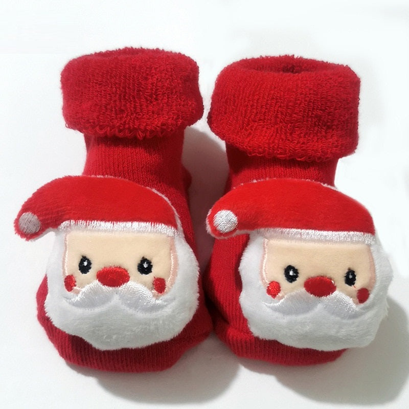 Newborn Toddler Christmas Socks