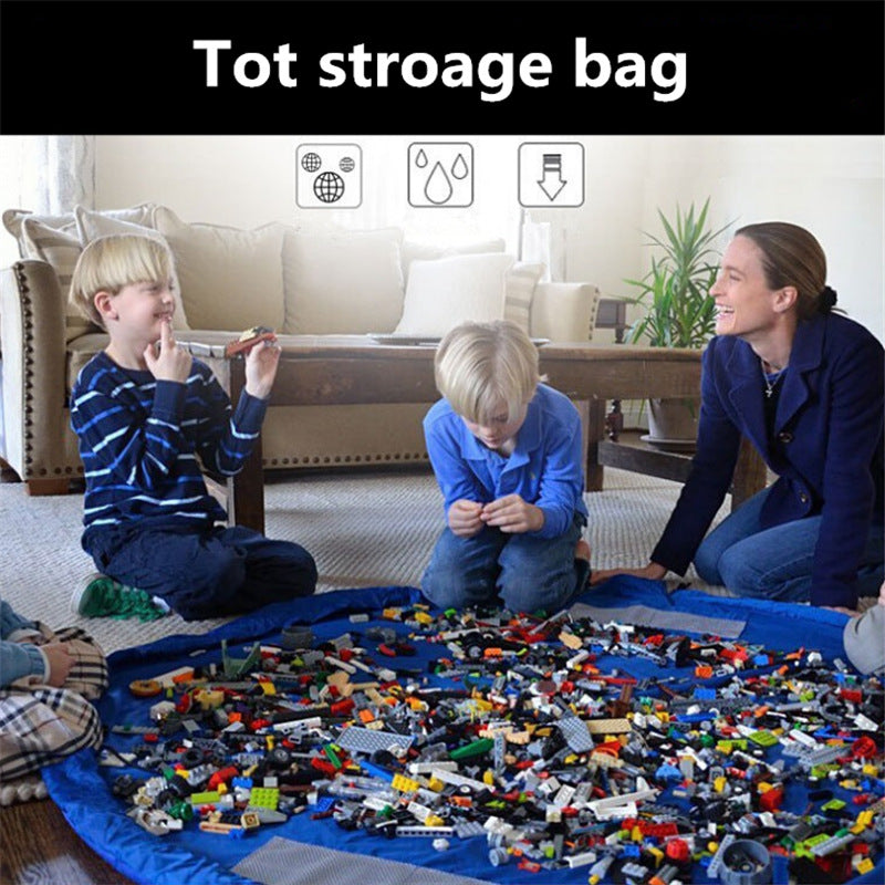 Organizer - Portable Kids Toy Storage Bag And Play Mat