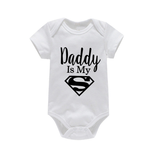 Romper - Baby Rompers Daddy Is My Hero 0-24M
