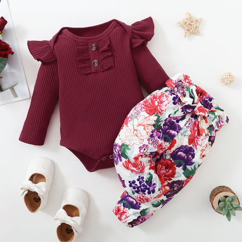 Romper - Princess Girl Clothes Set 0-24M