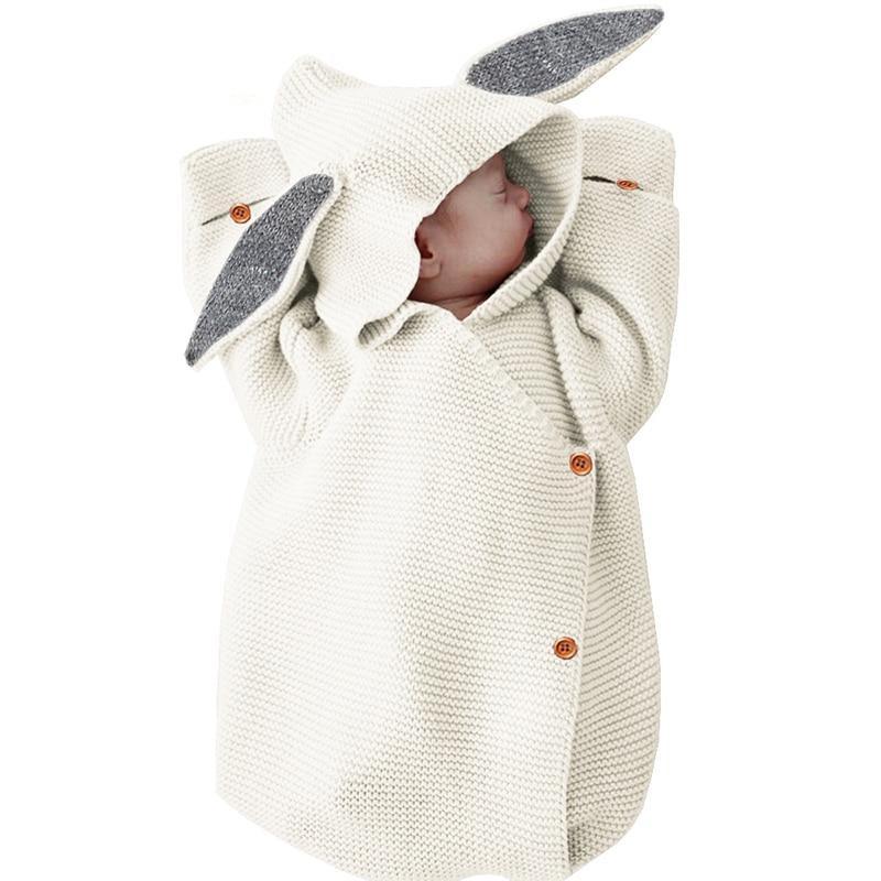 Sleeping Bag - Baby Knitted Bunny Sleeping Bags