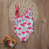 Baby Girls Flamingo Swimsuit