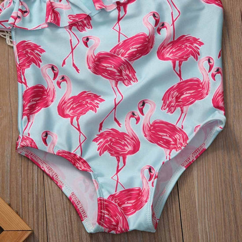 Baby Girls Flamingo Swimsuit