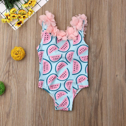 Baby Girls Watermelon Swimsuit