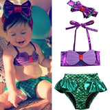 Swimwear - Toddler Baby Girls Kids Mermaid Bikini Set