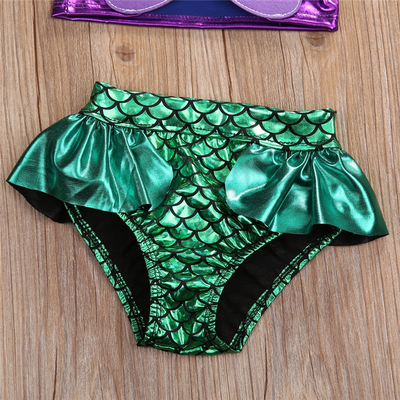 Swimwear - Toddler Baby Girls Kids Mermaid Bikini Set